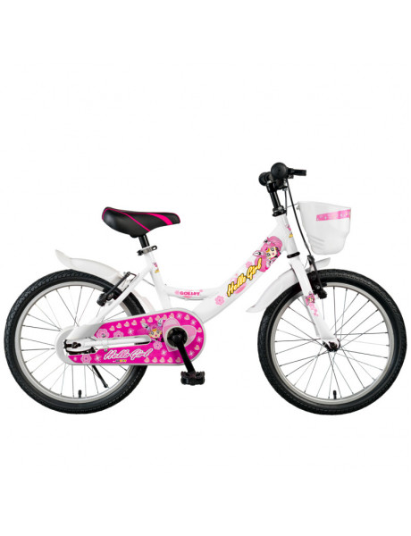 Vaikiškas dviratis GoKidy 20 Hello Girl (HEL.2002) baltas