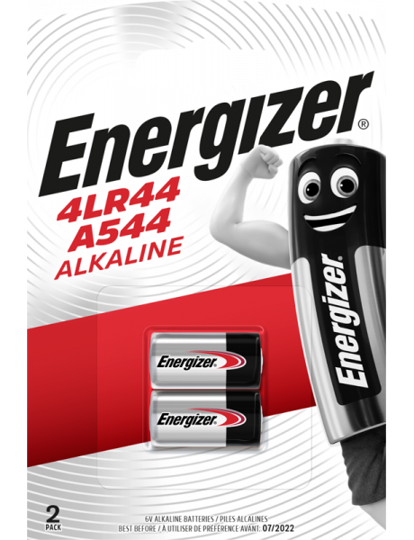 ENERGIZER ALKALINE A544/4LR44 2PK