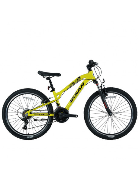 Jaunimo dviratis Bisan 24 KDX2800 MD (PR10010396) geltonas/juodas