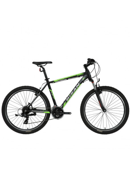 Kalnų dviratis Bisan 26 MTX7050 VB (PR10010449) juodas/žalias (17)