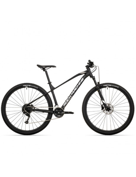 Vyriškas kalnų dviratis Rock Machine Manhattan 90-29 (III) juodas/pilkas (Rato dydis: 29 Rėmo dydis: S)