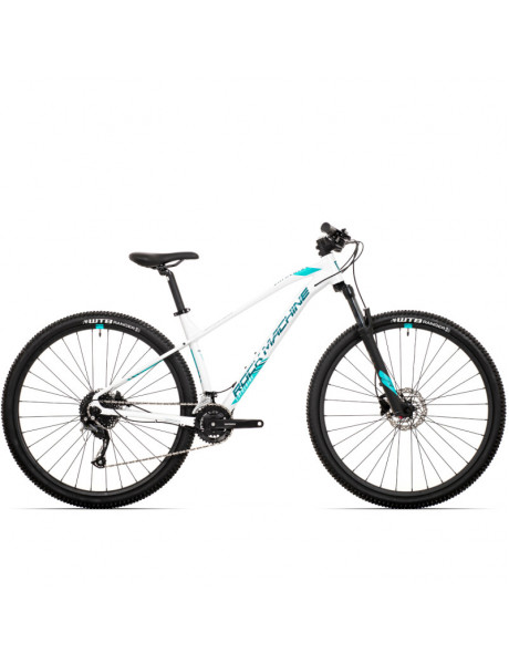 Moteriška kalnų dviratis Rock Machine Catherine 20-29 (III) baltas (Rato dydis: 29 Rėmo dydis: M)