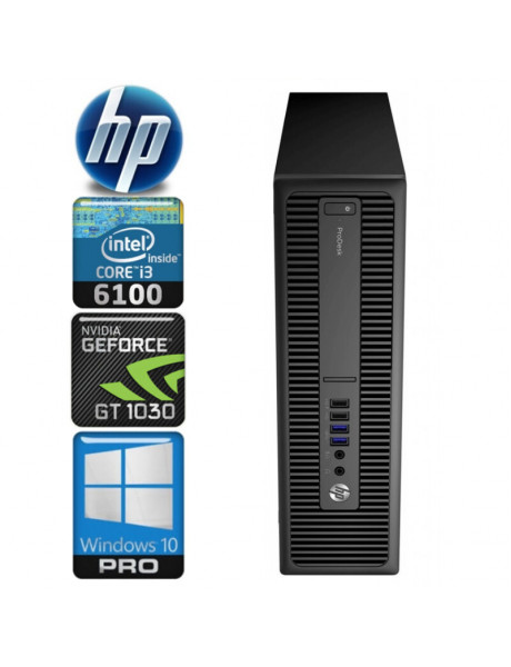 HP 600 G2 SFF i3-6100 16GB 256SSD+2TB GT1030 2GB WIN10Pro