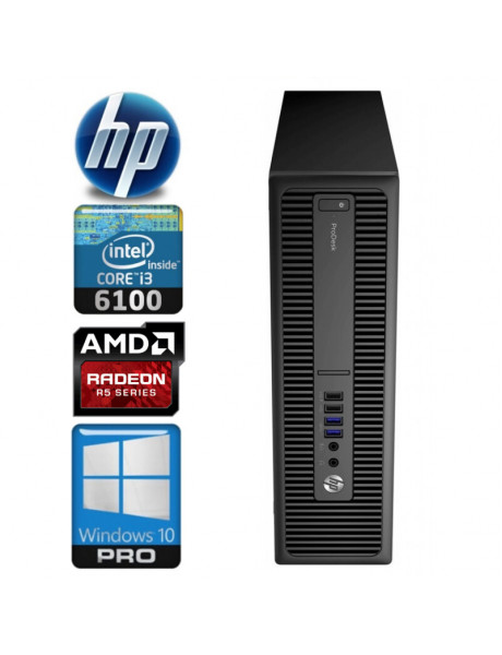 HP 600 G2 SFF i3-6100 8GB 1TB SSD+2TB R5-340 2GB WIN10Pro