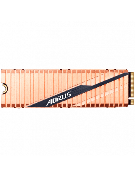 Gigabyte AORUS SSD 500 GB, SSD form factor M.2 2280, SSD interface PCI-Express 4.0 x4, NVMe 1.3, Write speed 5000 MB/s, Read speed 2500 MB/s