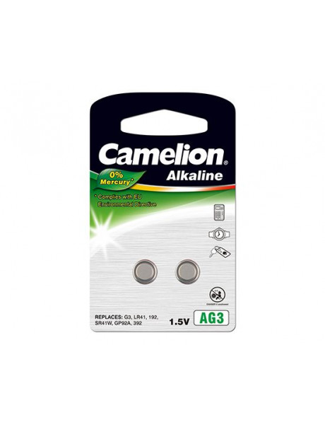 Camelion | AG3/LR41/LR736/392 | Alkaline Buttoncell | 2 pc(s)