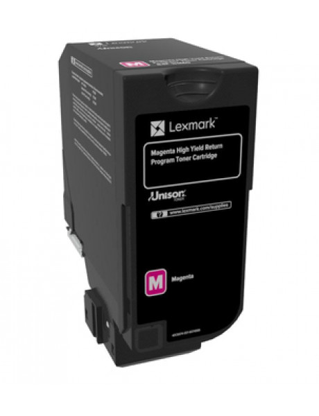 Lexmark 16K Magenta Return Program Toner Cartridge (CX725) | Lexmark Magenta