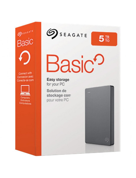 External HDD|SEAGATE|Basic|5TB|USB 3.0|STJL5000400