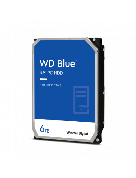 HDD|WESTERN DIGITAL|Blue|6TB|SATA 3.0|256 MB|5400 rpm|3,5