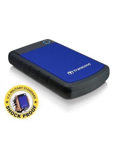 External HDD|TRANSCEND|StoreJet|2TB|USB 3.0|Colour Blue|TS2TSJ25H3B