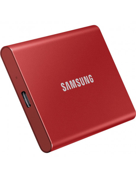 External SSD|SAMSUNG|T7|2TB|USB 3.2|Write speed 1000 MBytes/sec|Read speed 1050 MBytes/sec|MU-PC2T0R/WW