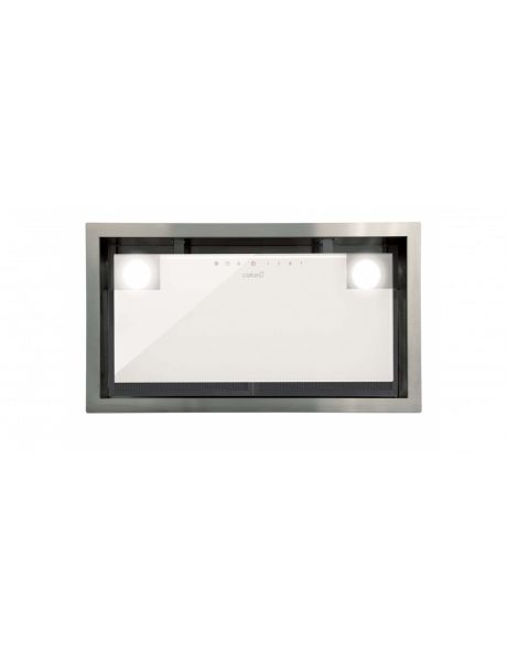 CATA Hood GC DUAL A 45 XGWH/D Energy efficiency class A, Canopy, Width 45 cm, 820 m³/h, Touch control, White glass, LED
