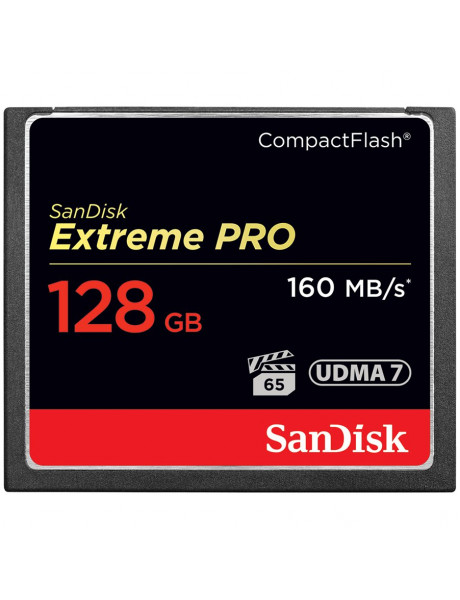 SDCFXPS-128G-X46 SanDisk Extreme PRO CF 160MB/s 128 GB VPG 65, UDMA 7, EAN: 619659102500
