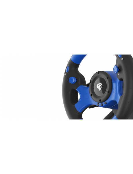 Genesis | Driving Wheel | Seaborg 350 | Blue/Black | Game racing wheel