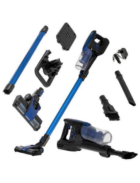 Adler Vacuum Cleaner AD 7043 Cordless operating, Handstick and Handheld, 22.2 V, Operating time (max) 28 min, Blue, Warranty 24 month(s)