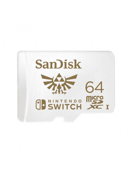 SDSQXAT-064G-GNCZN SANDISK 64GB microSDXC UHS-I Card for Nintendo Switch