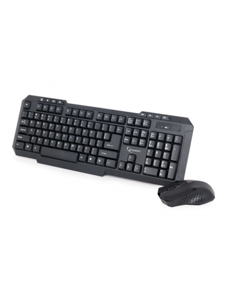 Gembird Desktop Set KBS-WM-02 Wireless, Wireless, Keyboard layout US, US, Mouse included, Numeric keypad, 450 g, Bluetooth, No, Wireless connection Yes, USB, Black