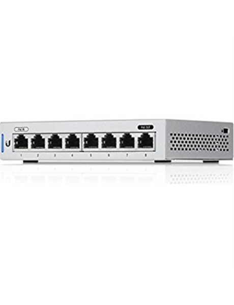 Ubiquiti Switch Unifi US-8-60W PoE 802.3 af, Web managed, Desktop, 1 Gbps (RJ-45) ports quantity 8, Power supply type internal 60W