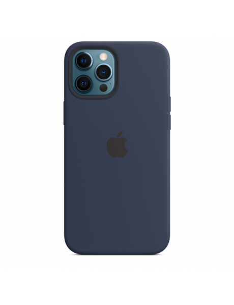 Apple iPhone 12 Pro Max Silicone Case with MagSafe Case with MagSafe, Apple, iPhone 12 Pro Max, Silicone, Deep Navy
