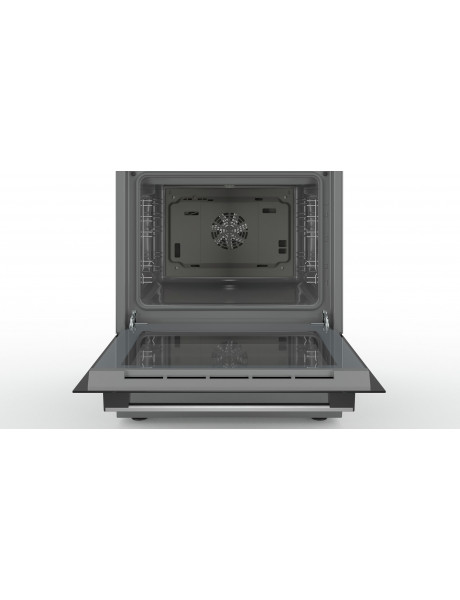 Bosch Cooker HKR39A250U Hob type Vitroceramic Oven type Electric Stainless steel Width 60 cm Electronic ignition Grilling LED 66 L Depth 60 cm