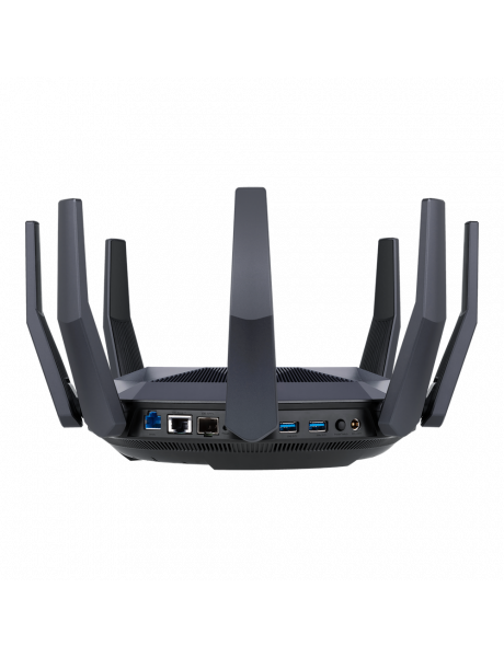 Asus AX6000 Dual Band Router RT-AX89X 802.11ax, 10/100/1000 Mbit/s, Ethernet LAN (RJ-45) ports 8, Antenna type 8xExternal, 2xUSB 3.1 Gen 1