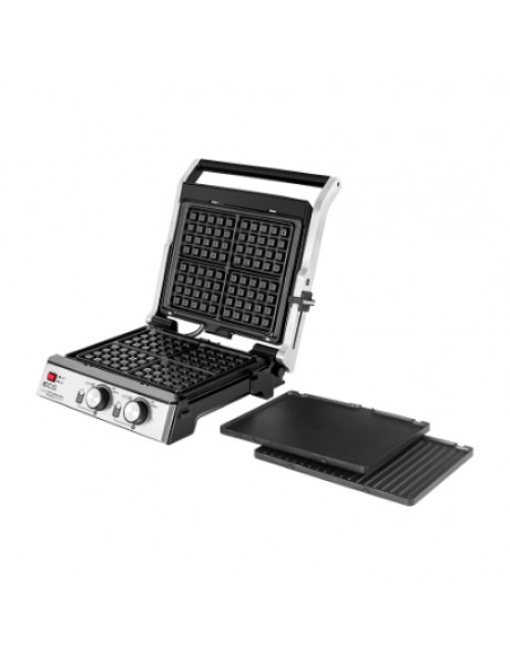 ECG KG 2033 Duo Grill & Waffle, 2000W, 4 working positions, 2 independent thermostats