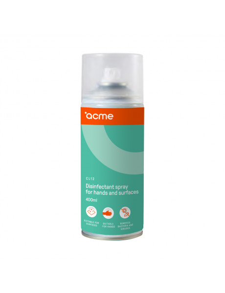 Acme CL12 Disinfectant Cleaning Spray for Hand and Surface, 400 ml