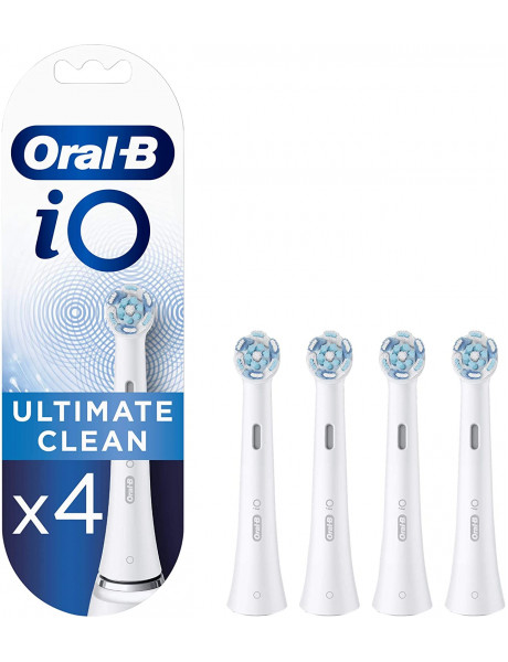 Oral-B | Toothbrush Replacement Heads | iO Ultimate Clean | Heads | For adults | Number of brush heads included 4 | White