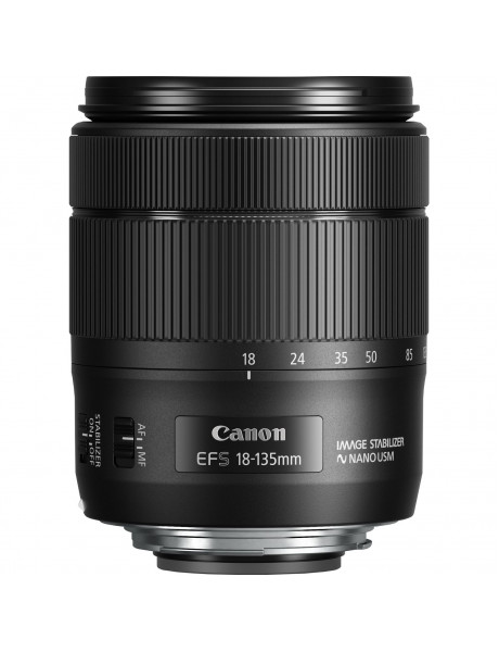 Canon EF-S 18-135mm f/3.5-5.6 IS USM - Baltoje dėžutėje (white box)