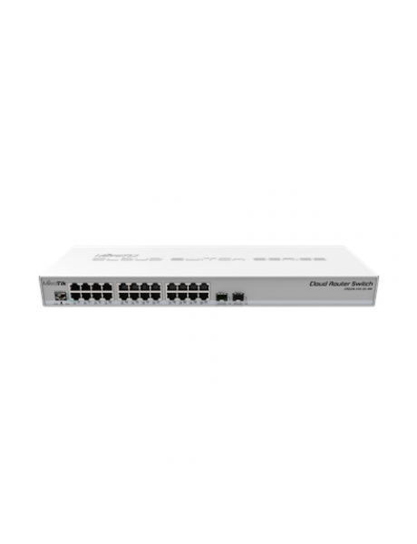 MikroTik Cloud Router Switch CRS326-24G-2S+RM Managed L3, Rackmountable, 1 Gbps (RJ-45) ports quantity 24, SFP+ ports quantity 2, RouterOS (Level 5)