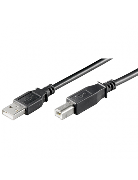 Goobay USB 2.0 Hi-Speed cable USB 2.0 male (type A), USB 2.0 male (type B), 3 m, Black