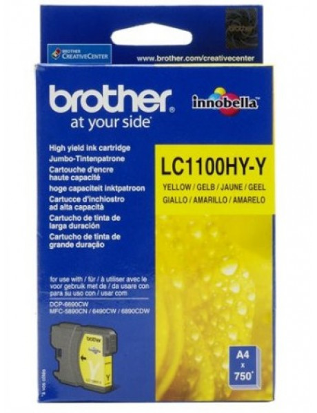 BROTHER LC-1100HYY TONER HIGH YELL. 750P