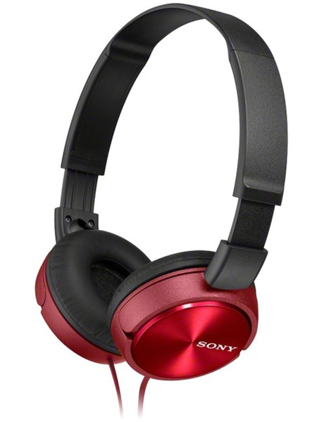 Sony MDR-ZX310APR headphones Stereo Headset, Red Sony