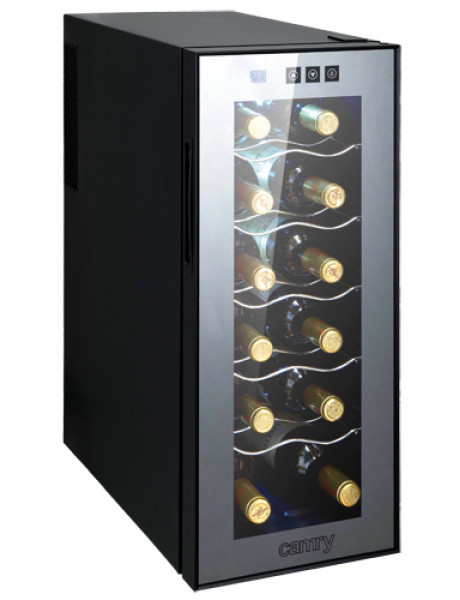 Camry Wine Cooler CR 8068 Energy efficiency class G, Free standing, Bottles capacity Up to 12 bottles, Black