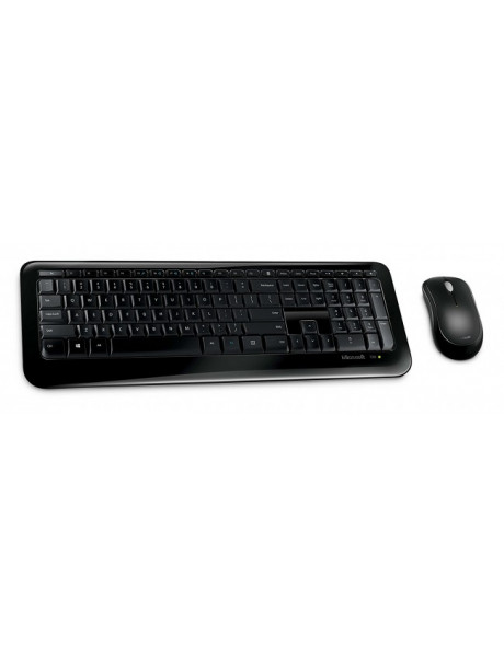 Microsoft Keyboard and mouse 850 with AES PY9-00015 Wireless, Mouse included, Batteries included, US, Wireless connection, EN, Numeric keypad, USB, Black
