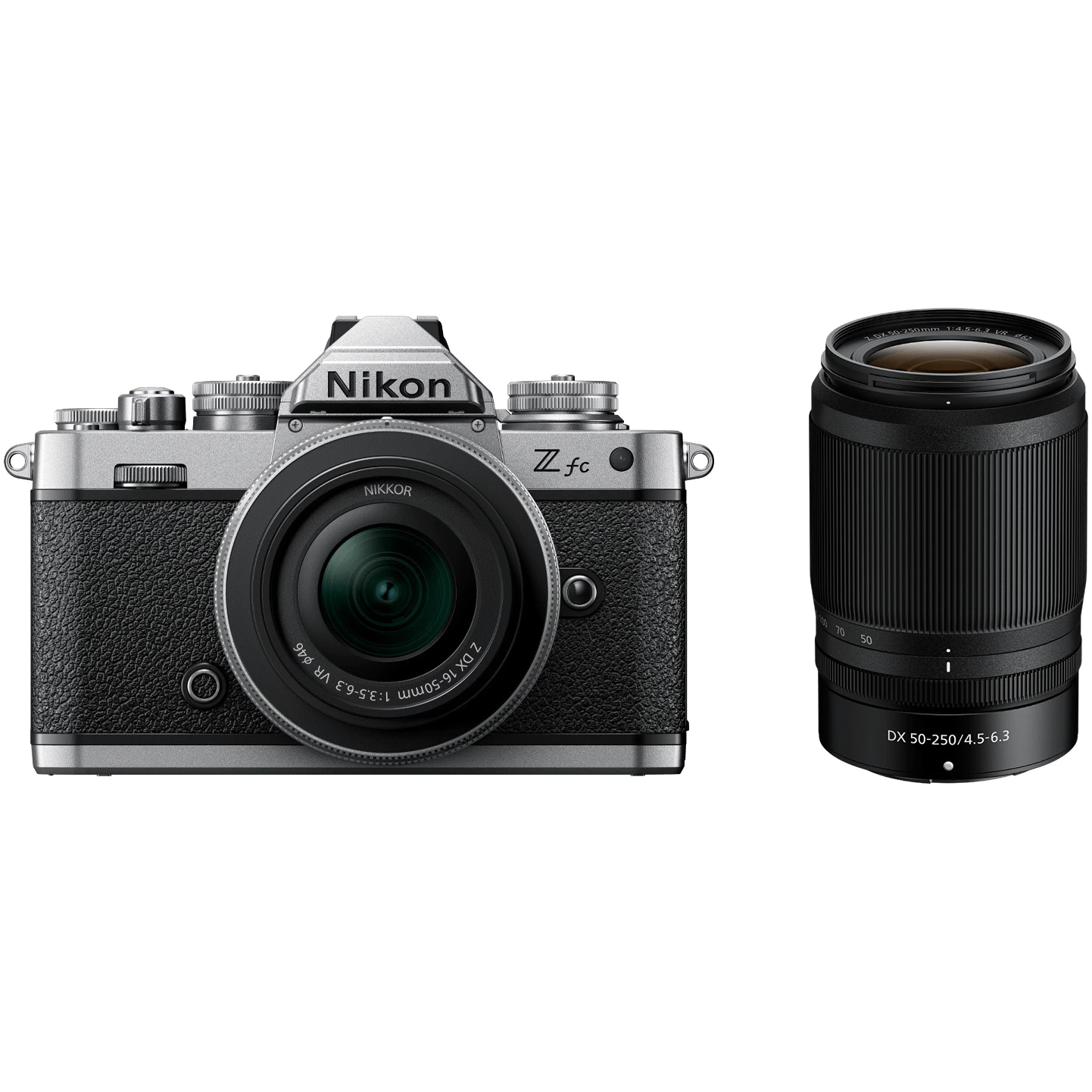 Nikon Z fc + NIKKOR Z DX 16-50mm f/3.5-6.3 VR + NIKKOR Z DX 50-250mm f/4.5-6.3 VR (Silver)